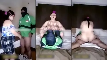 Tante BBW Montok Prank Ojol Sampai Climax